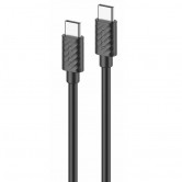 Дата кабель Amaya 77CC Type-C to Type-C 60W (1m) Black