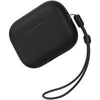 Силіконовий футляр BlueO Liquid silicone для навушників Airpods Pro 3 Black