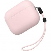 Силиконовый футляр BlueO Liquid silicone для наушников Airpods Pro 3 Pink Sand
