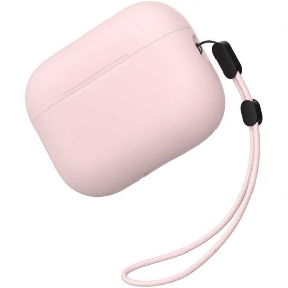 Силіконовий футляр BlueO Liquid silicone для навушників Airpods Pro 3 Pink Sand