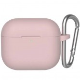 Силиконовый футляр BlueO Liquid silicone для наушников Airpods 4 Pink
