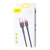 Дата кабель Baseus Cafule USB to Type-C Cable 3A (1m) (CATKLF-B) Червоний / Чорний