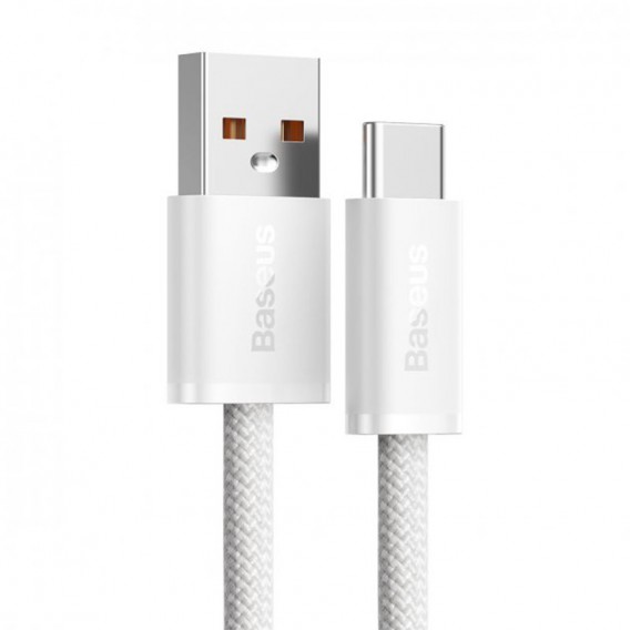 Дата кабель Baseus Dynamic Series USB to Type-C 100W (1m) (CALD000616) White Дата кабель Baseus Dynamic Series USB to Type-C 100W (1m) (CALD000616) White