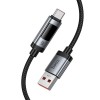 Дата кабель Hoco U148 Lord with display USB to Type-C 100W (1.2m) Black
