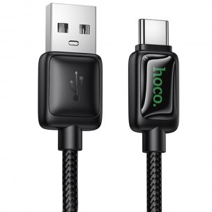 Дата кабель Hoco U146 Mundo USB to Type-C 36W (1.2m) Black Дата кабель Hoco U146 Mundo USB to Type-C 36W (1.2m) Black