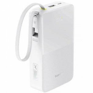 Портативний ЗП Power Bank Baseus EnerFill FC51 Bipow2 Pro 22.5W 20000 mAh (E00277) White Портативний ЗП Power Bank Baseus EnerFill FC51 Bipow2 Pro 22.5W 20000 mAh (E00277) White