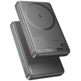 Портативний ЗП Power Bank Hoco Q26A Joy PD20W з БЗП 10000 mAh Metal gray Портативний ЗП Power Bank Hoco Q26A Joy PD20W з БЗП 10000 mAh Metal gray
