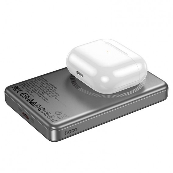Портативний ЗП Power Bank Hoco Q26A Joy PD20W з БЗП 10000 mAh Metal gray Портативний ЗП Power Bank Hoco Q26A Joy PD20W з БЗП 10000 mAh Metal gray