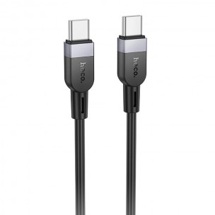Дата кабель Hoco X109 Energy silicone Type-C to Type-C 60W (2m) Black