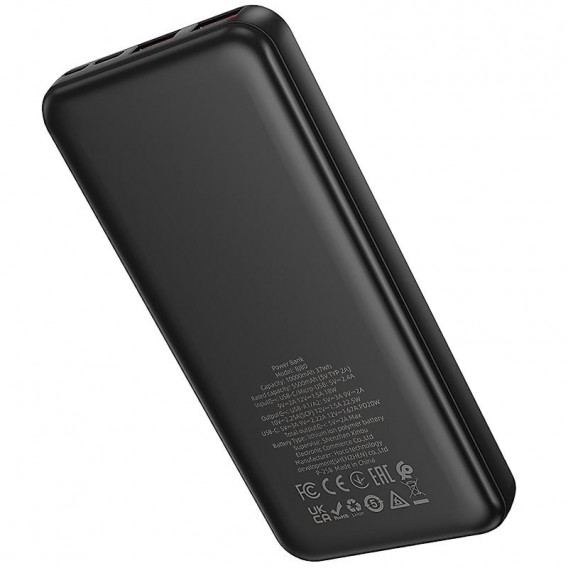 Портативний ЗП Power Bank Borofone BJ80 Clever 22.5W+PD20W 10000 mAh Black Портативний ЗП Power Bank Borofone BJ80 Clever 22.5W+PD20W 10000 mAh Black