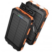 Портативний ЗП Power Bank Hoco J164 Platinum solar 10.5W with lighting 8000 mAh Black Портативний ЗП Power Bank Hoco J164 Platinum solar 10.5W with lighting 8000 mAh Black