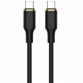 Дата кабель Amaya 89CC Type-C to Type-C 60W (1m) Black