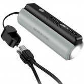 Портативний ЗП Power Bank Borofone BJ87 Star flashlight with cable 5000 mAh Black / Gray Портативний ЗП Power Bank Borofone BJ87 Star flashlight with cable 5000 mAh Black / Gray