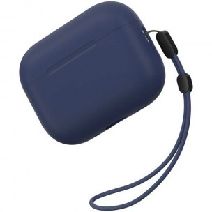 Силиконовый футляр BlueO Liquid silicone для наушников Airpods Pro 2 Deep Blue