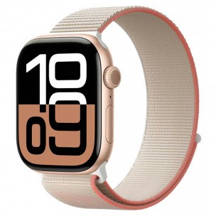 Ремешок BlueO Woven Nylon Sport для Apple Watch 42(ser.1-3)/44/45/46/49mm Pink Sand Ремешок BlueO Woven Nylon Sport для Apple Watch 42(ser.1-3)/44/45/46/49mm Pink Sand