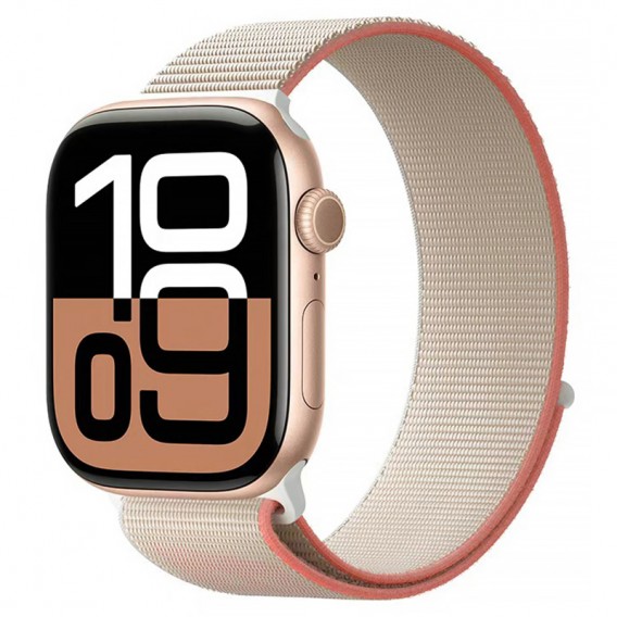 Ремінець BlueO Woven Nylon Sport для Apple Watch 42(ser.1-3)/44/45/46/49mm Pink Sand