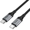 Дата кабель Hoco X121 Nuevo Type-C to Type-C 60W (1.5m) Black