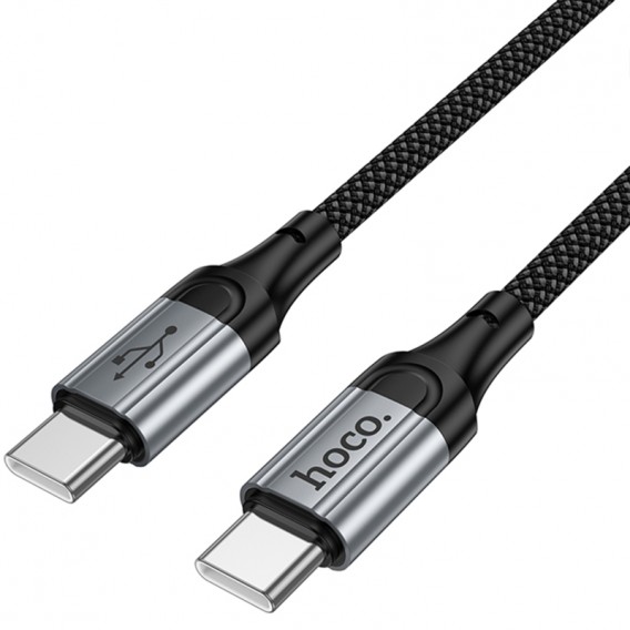 Дата кабель Hoco X121 Nuevo Type-C to Type-C 60W (1.5m) Black Дата кабель Hoco X121 Nuevo Type-C to Type-C 60W (1.5m) Black