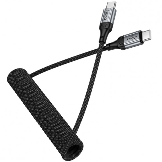 Дата кабель Hoco X121 Nuevo Type-C to Type-C 60W (1.5m) Black Дата кабель Hoco X121 Nuevo Type-C to Type-C 60W (1.5m) Black