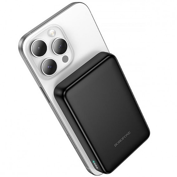 Портативний ЗП Power Bank Borofone BJ82A Dawn 20W з БЗП 10000 mAh Black Портативний ЗП Power Bank Borofone BJ82A Dawn 20W з БЗП 10000 mAh Black