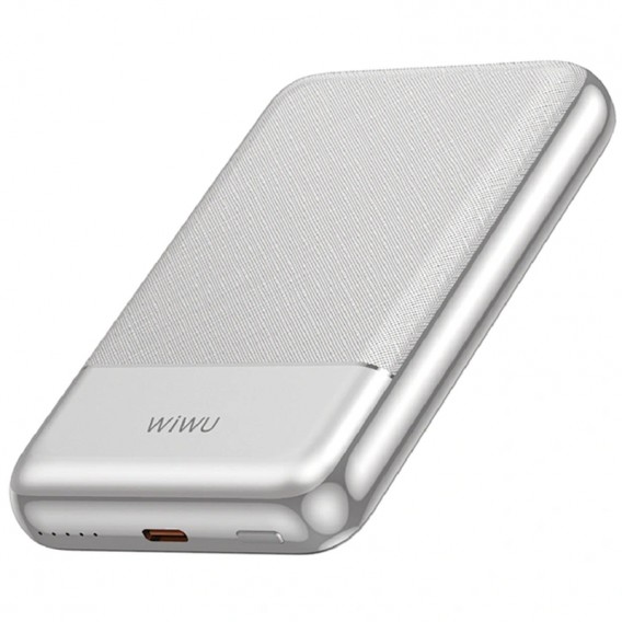 Портативний ЗП Power Bank WIWU P089 Seraph PD20W з БЗП 10000 mAh Silver Портативний ЗП Power Bank WIWU P089 Seraph PD20W з БЗП 10000 mAh Silver