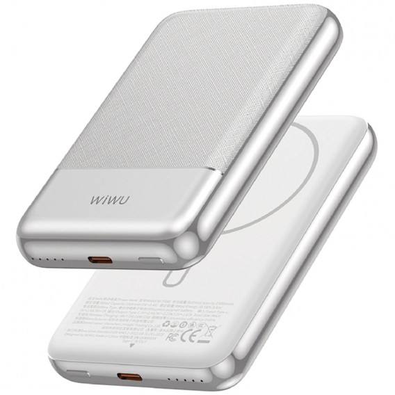Портативний ЗП Power Bank WIWU P089 Seraph PD20W з БЗП 10000 mAh Silver Портативний ЗП Power Bank WIWU P089 Seraph PD20W з БЗП 10000 mAh Silver