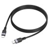 Дата кабель Hoco X109 Energy silicone Type-C to Lightning (1m) Black