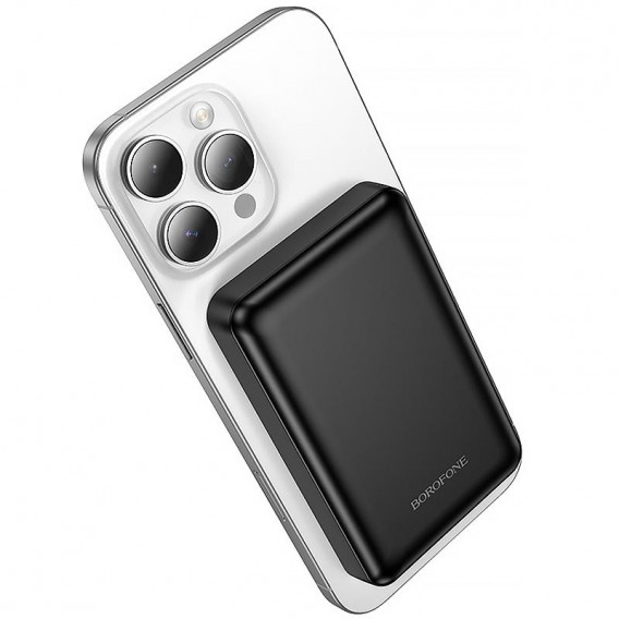 Портативний ЗП Power Bank Borofone BJ82 Dawn 20W з БЗП 5000 mAh Black Портативний ЗП Power Bank Borofone BJ82 Dawn 20W з БЗП 5000 mAh Black