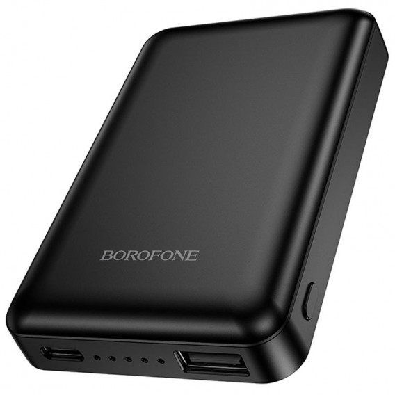 Портативний ЗП Power Bank Borofone BJ82 Dawn 20W з БЗП 5000 mAh Black Портативний ЗП Power Bank Borofone BJ82 Dawn 20W з БЗП 5000 mAh Black