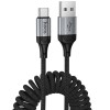 Дата кабель Hoco X121 Nuevo USB to Type-C 3A (1.5m) Black