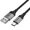 Дата кабель Hoco X121 Nuevo USB to Type-C 3A (1.5m) Black