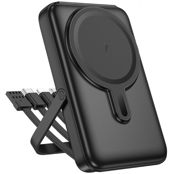 Портативний ЗП Power Bank Hoco J135 Rico 22.5W+PD20W з БЗП 10000 mAh Black Портативний ЗП Power Bank Hoco J135 Rico 22.5W+PD20W з БЗП 10000 mAh Black