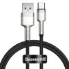 Дата кабель Baseus Cafule Metal USB to Type-C 66W (1m) (CAKF00010) Black