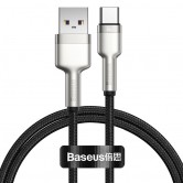 Дата кабель Baseus Cafule Metal USB to Type-C 66W (1m) (CAKF00010) Black