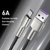 Дата кабель Baseus Cafule Metal USB to Type-C 66W (1m) (CAKF00010) Black