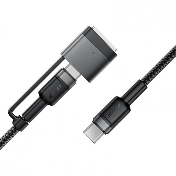 Дата кабель Acefast C22-05 2in1 Type-C to Type-C 240W/MAG3 140W (1.2m) Black Дата кабель Acefast C22-05 2in1 Type-C to Type-C 240W/MAG3 140W (1.2m) Black