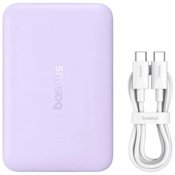 Портативний ЗП Power Bank Baseus EnerFill FM11 Ultra-Mini 22.5W з БЗП 10000mAh (PPFM11-1022) Nebula Purple Портативний ЗП Power Bank Baseus EnerFill FM11 Ultra-Mini 22.5W з БЗП 10000mAh (PPFM11-1022) Nebula Purple