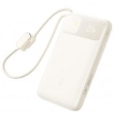 Портативний ЗП Power Bank Baseus EnerFill FC11 PD22.5W with cable 10000 mAh (E0027R) Biege Портативний ЗП Power Bank Baseus EnerFill FC11 PD22.5W with cable 10000 mAh (E0027R) Biege