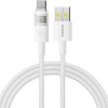 Дата кабель Baseus Display 2 USB to Type-C 100W (2m) (P10382701) Moon White