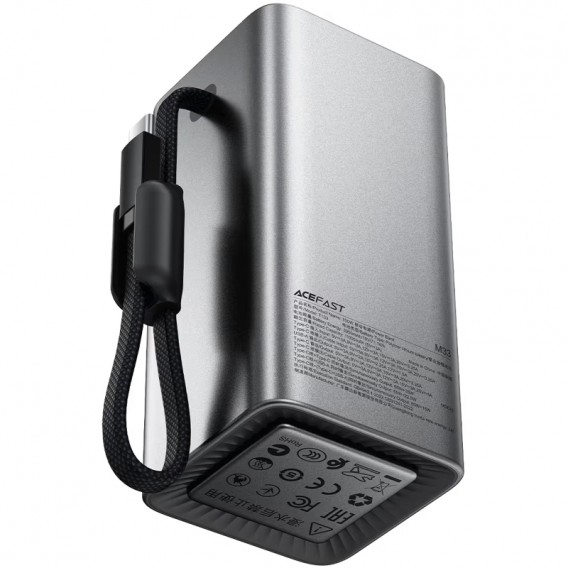 Портативний ЗП Power Bank Acefast M33 100W 20000 mAh Metal gray Портативний ЗП Power Bank Acefast M33 100W 20000 mAh Metal gray