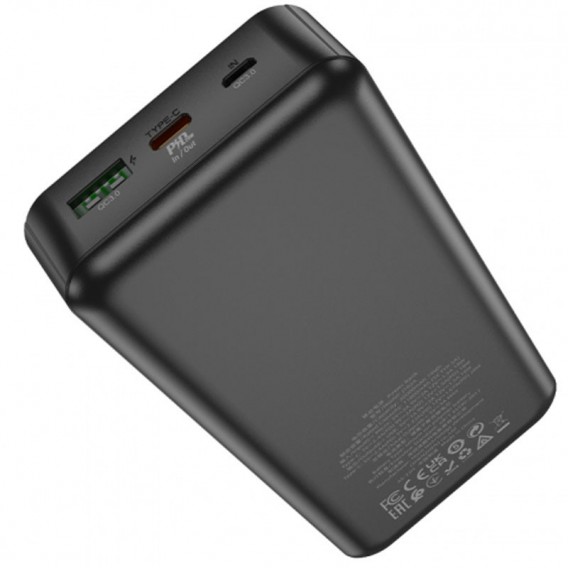 Портативний ЗП Power Bank Hoco J102A Cool figure PD20W+QC3.0 20000 mAh Black Портативний ЗП Power Bank Hoco J102A Cool figure PD20W+QC3.0 20000 mAh Black