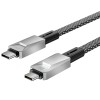 Дата кабель WIWU C078 Type-C to Type-C 100W (1m) Silver