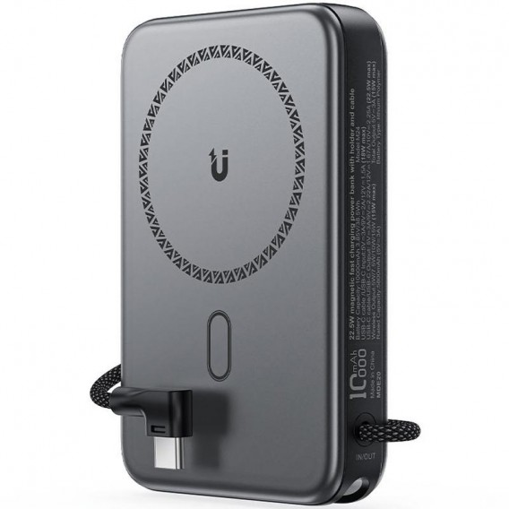 Портативний ЗП Power Bank Acefast M24 22.5W з БЗП 10000 mAh Metal gray
