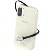 Портативний ЗП Power Bank Amaya F131 22.5W with display and cable 10000 mAh Biege