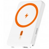 Портативний ЗП Power Bank Amaya W17 15W+PD22.5W з БЗП 5000 mAh White Портативний ЗП Power Bank Amaya W17 15W+PD22.5W з БЗП 5000 mAh White