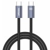 Дата кабель Amaya CC62 Type-C to Type-C 60W (2m) Gray