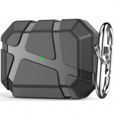 Ударопрочный футляр Titan Armor для наушников Airpods Pro 2 / Pro Black Ударопрочный футляр Titan Armor для наушников Airpods Pro 2 / Pro Black