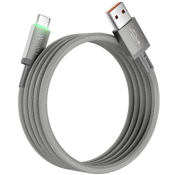 Дата кабель WIWU C082 Maglink USB to Type-C 60W (1m) Grey Дата кабель WIWU C082 Maglink USB to Type-C 60W (1m) Grey