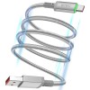 Дата кабель WIWU C082 Maglink USB to Type-C 60W (1m) Grey