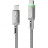 Дата кабель WIWU C084 Maglink Type-C to Type-C 100W (1m) Grey Дата кабель WIWU C084 Maglink Type-C to Type-C 100W (1m) Grey
